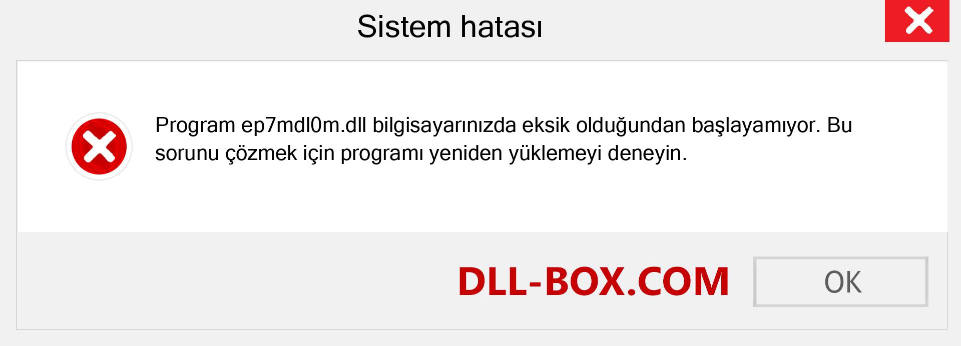 ep7mdl0m.dll dosyası eksik mi? Windows 7, 8, 10 için İndirin - Windows'ta ep7mdl0m dll Eksik Hatasını Düzeltin, fotoğraflar, resimler